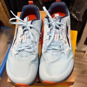 W Lone Peak 7 Blue/Orange Trail Shoe - Altra